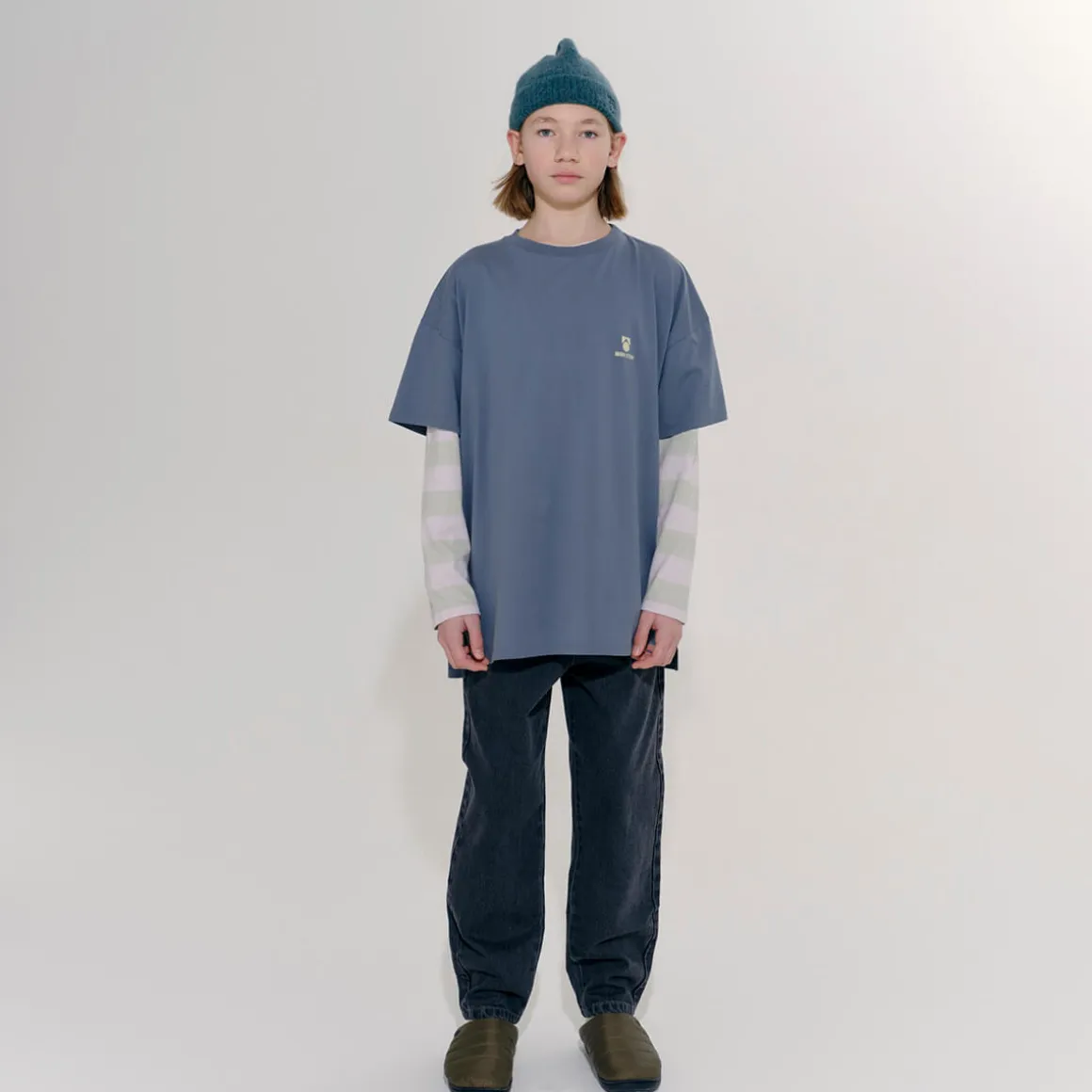 Oversize T-Shirt in Balsam Green by Main Story