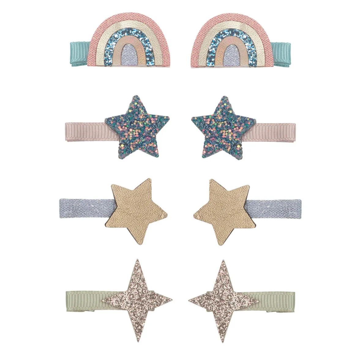 Over The Rainbow Mini Hair Clips by Mimi & Lula