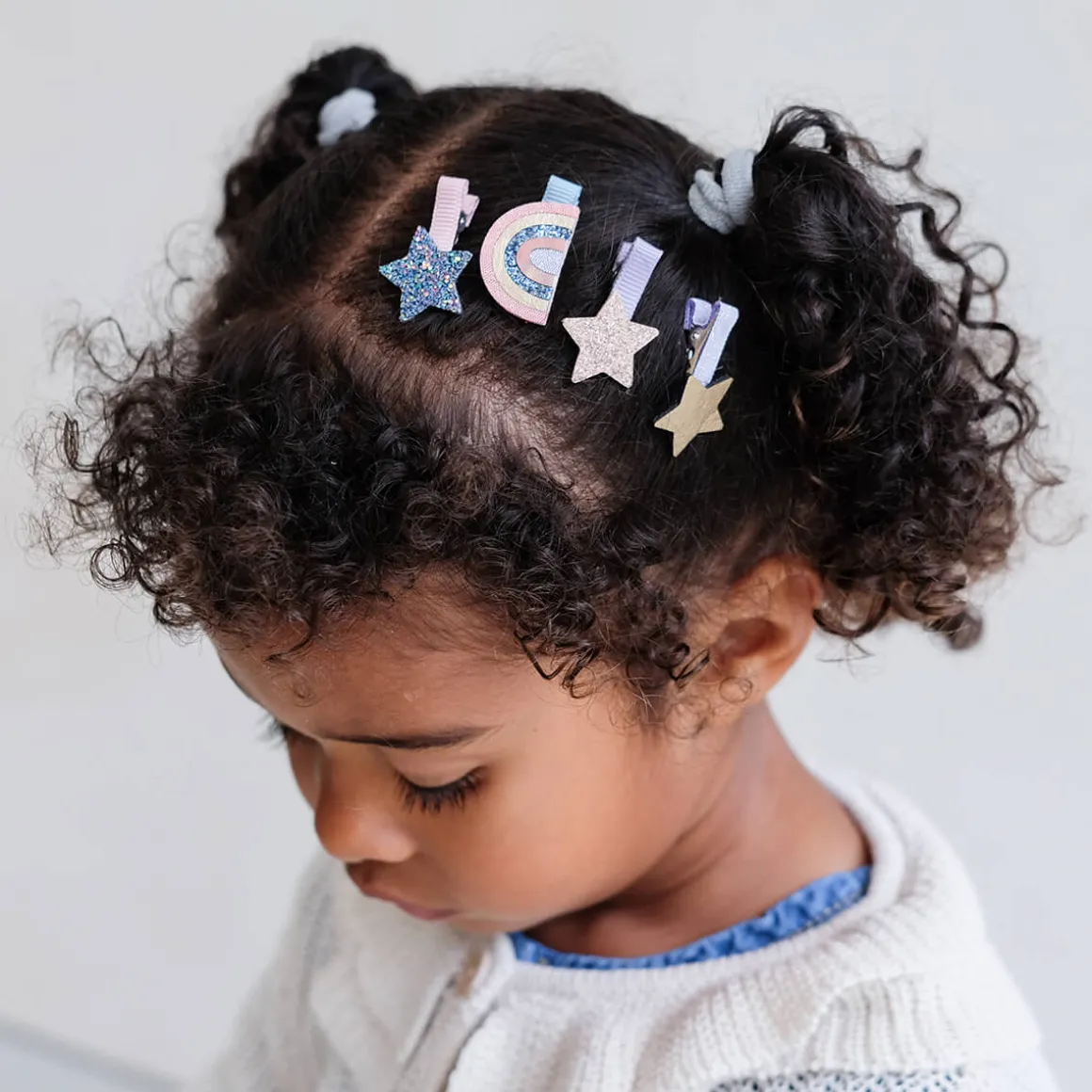 Over The Rainbow Mini Hair Clips by Mimi & Lula