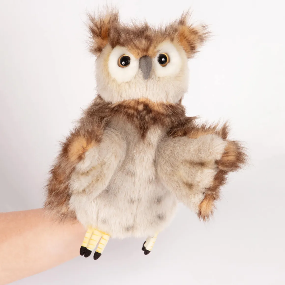 Owl Hand Puppet (34cm) by Hansa
