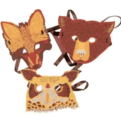 Owl Mask Greetings Card by East End Press