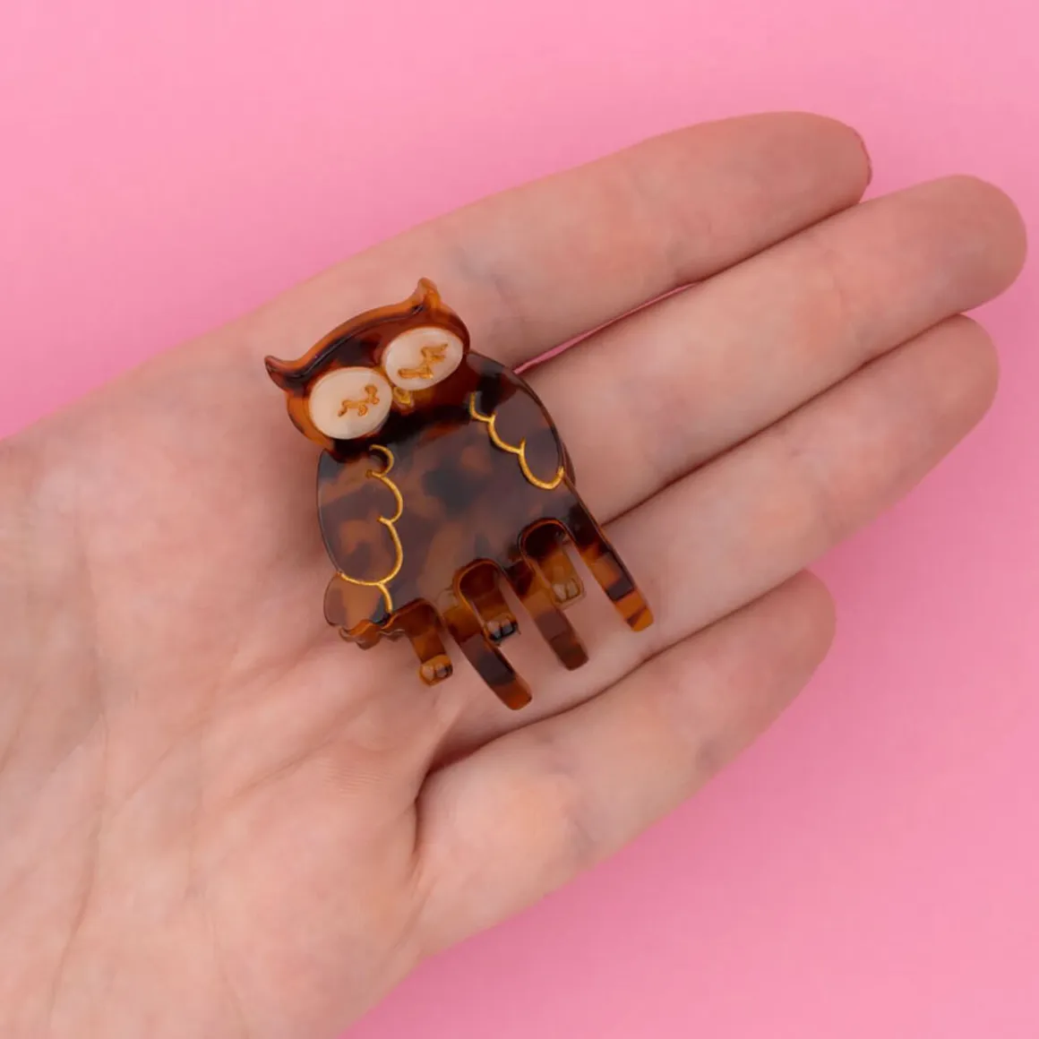 Owl Mini Hair Claw by Coucou Suzette