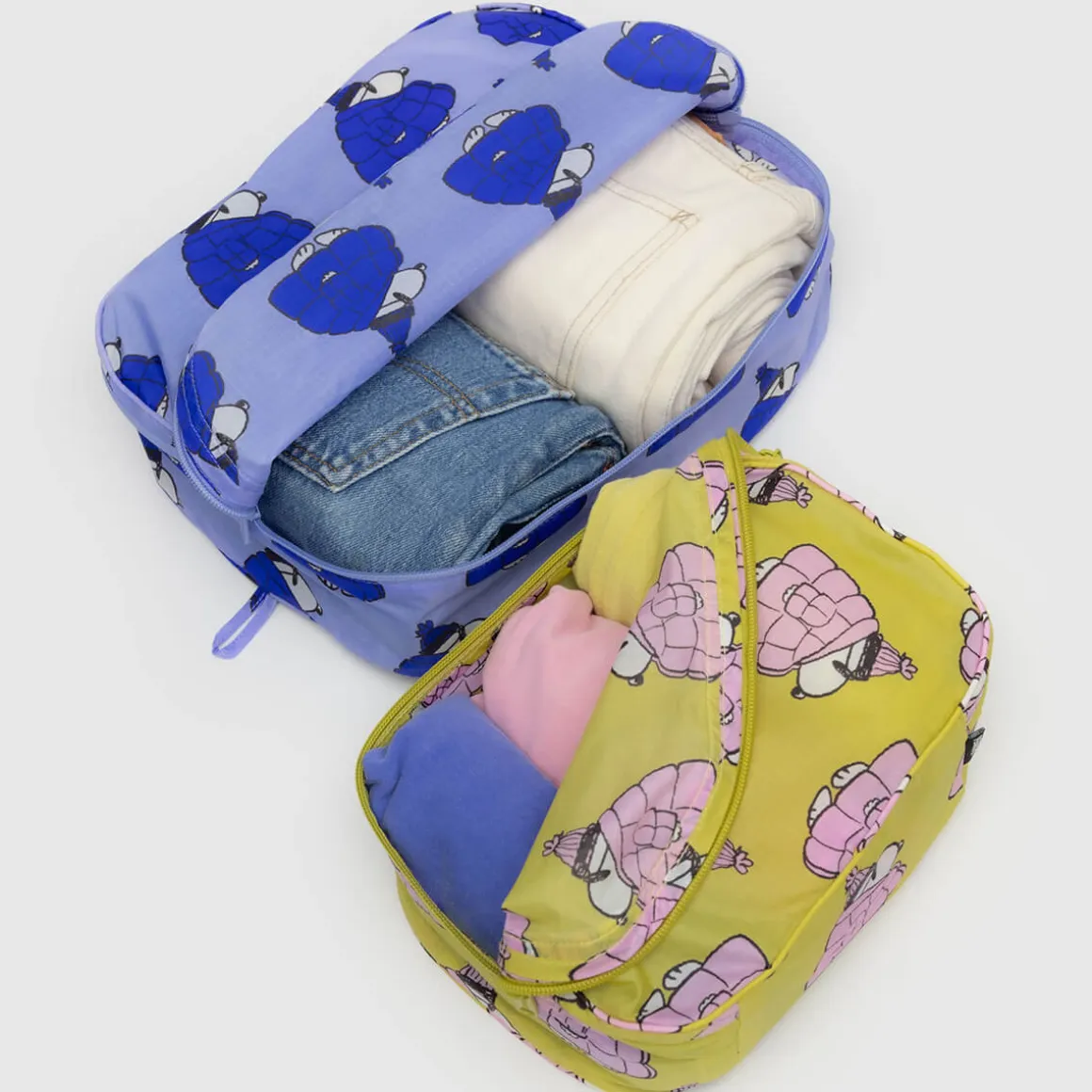 Packing Cube Set in Puffer Snoopy by Baggu