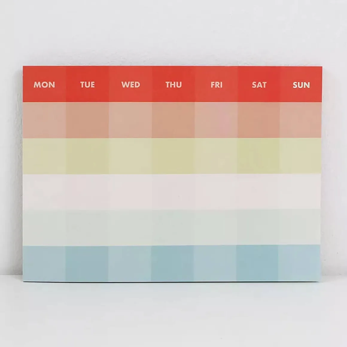 Palette Monthly Deskpad in Coquelicots by Paperways