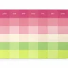 Palette Monthly Deskpad in La Vie En Rose by Paperways