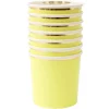 Pale Yellow Tumbler Cups by Meri Meri