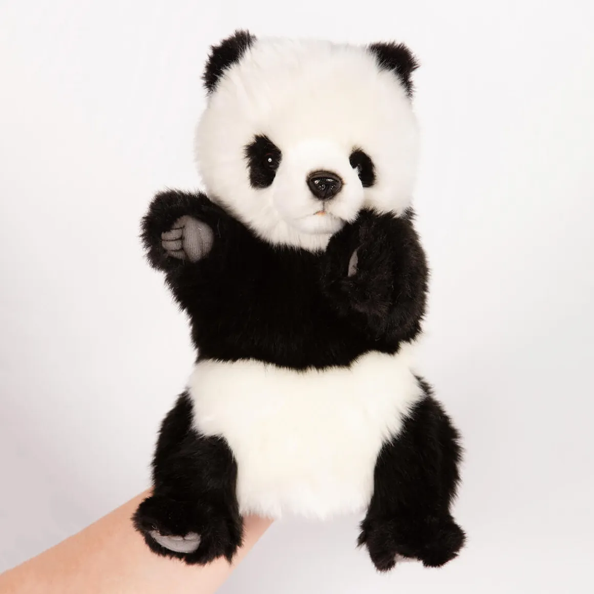 Panda Bear Hand Puppet (30cm) by Hansa