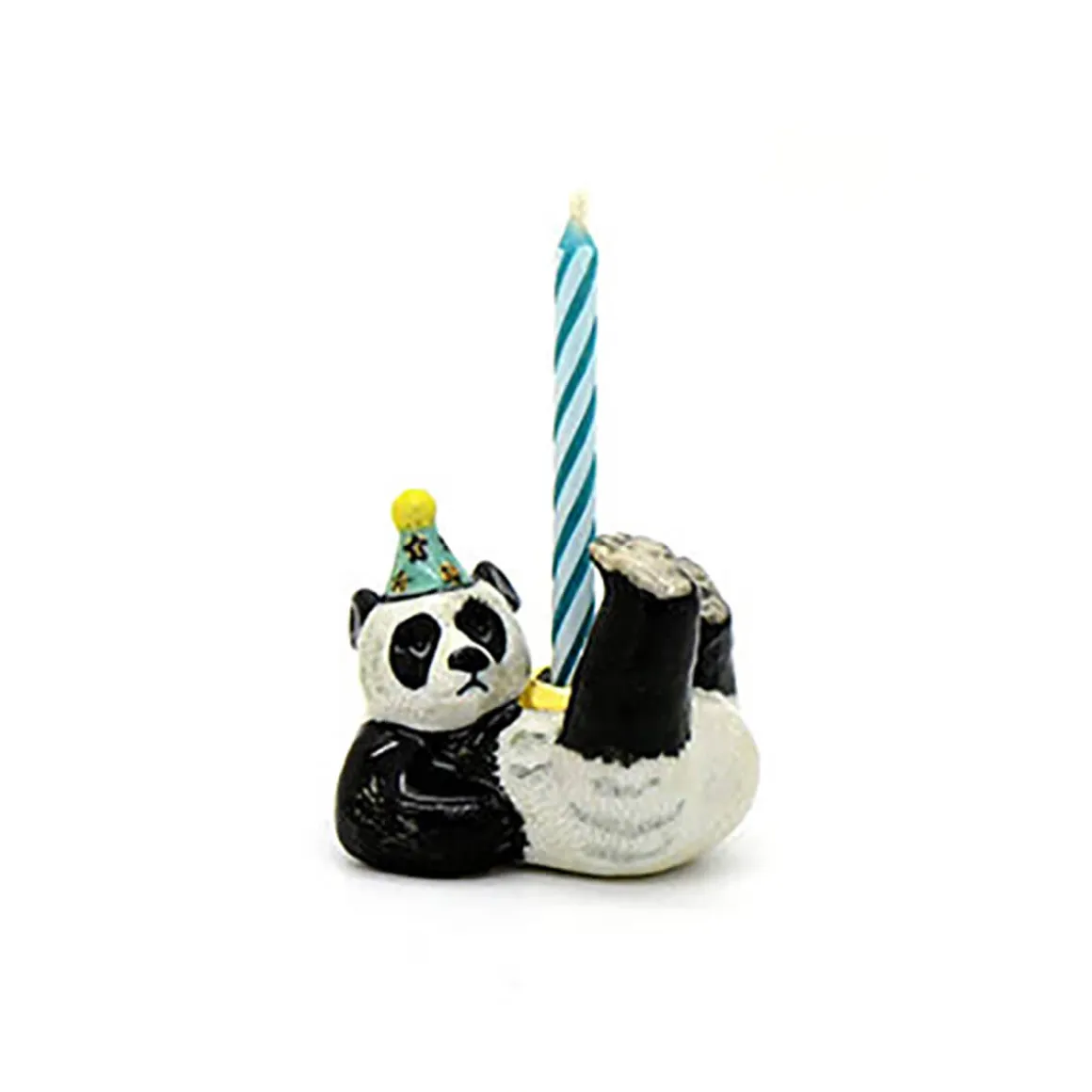 Panda Party Animal Ceramic Cake Topper by Camp Hollow