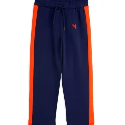 Panel Embroidered Sweatpants in Blue by Mini Rodini