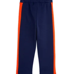 Panel Embroidered Sweatpants in Blue by Mini Rodini