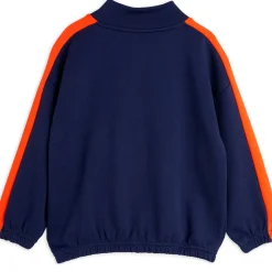 Panel Embroidered Sweatshirt in Blue by Mini Rodini