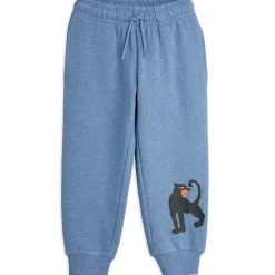 Panther Sweatpants in Blue by Mini Rodini