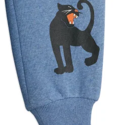 Panther Sweatpants in Blue by Mini Rodini