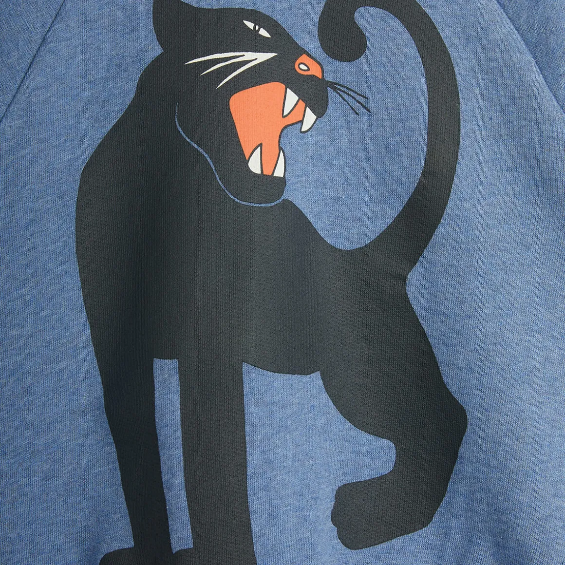 Panther Sweatshirt in Blue by Mini Rodini