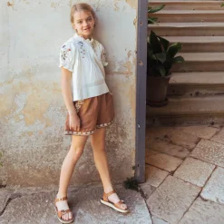 Paperbag Shorts in Gingersnap by Lali