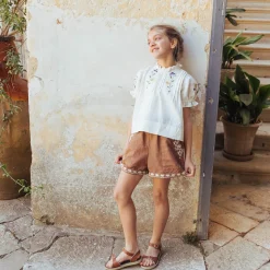 Paperbag Shorts in Gingersnap by Lali