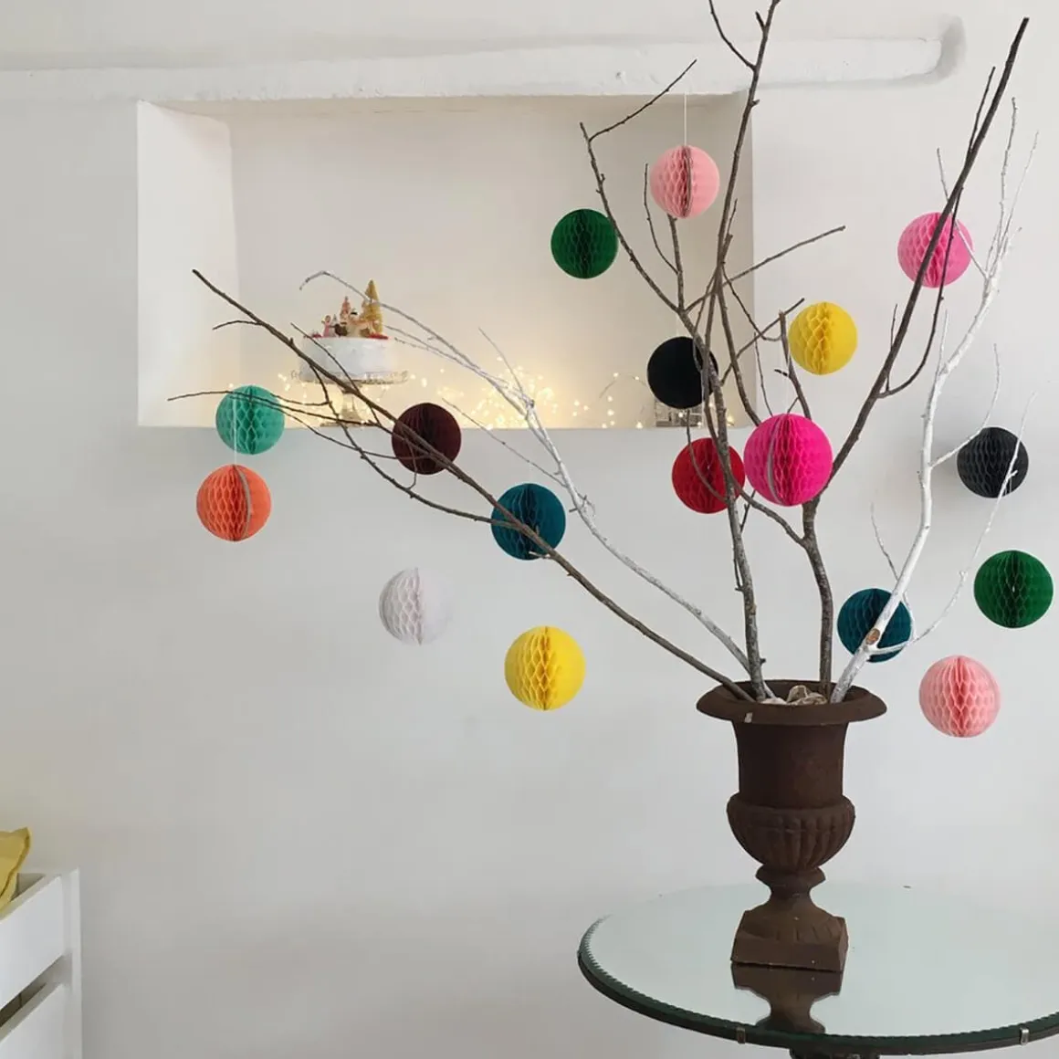Paper Ball Decoration (10cm) in Various Colours by Petra Boase