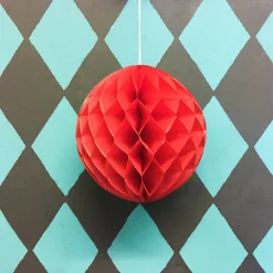 Paper Ball Decoration (10cm) in Various Colours by Petra Boase