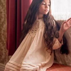 Papillon Dress in Oyster by Faune
