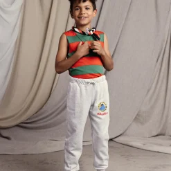 Parrot Embroidered Sweatpants by Mini Rodini