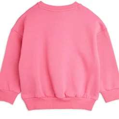 Parrot Embroidered Sweatshirt in Pink by Mini Rodini