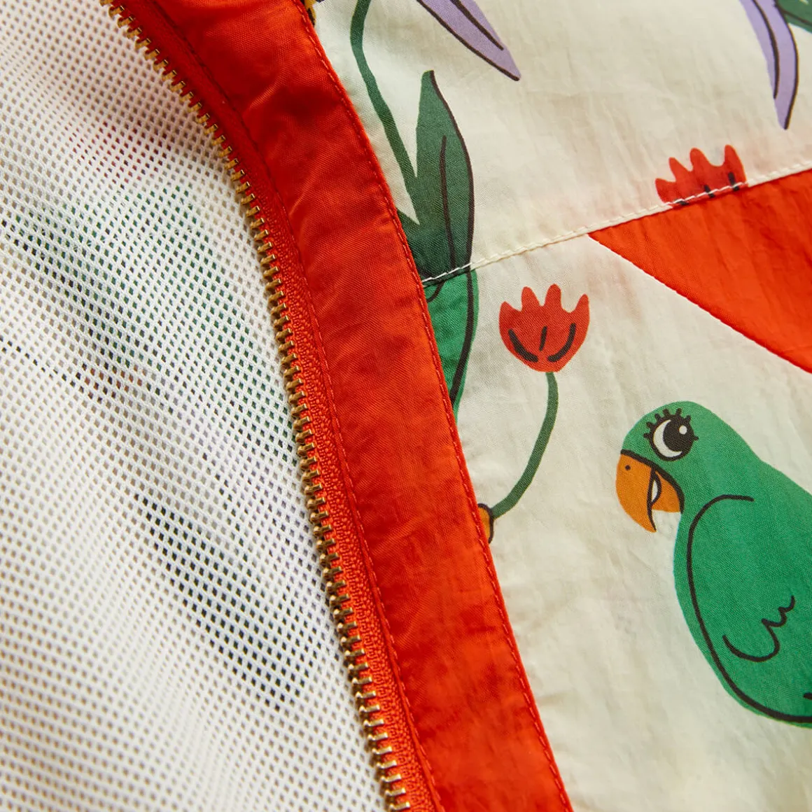Parrots AOP Tracksuit Jacket by Mini Rodini