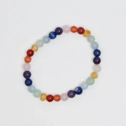 Party Adult Bracelet in Rainbow Gemstones by Nirrimis