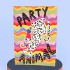Party Animal Greetings Card by Eleanor Bowmer