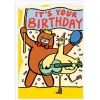 Party Parade Fold Out Birthday Greetings Card by Alice Bowsher for Wrap