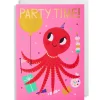 Party Time Octopus Greetings Card by Allison Black for Lagom Design