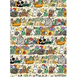 Pass The Parcel Gift Wrap by Alice Bowsher for Wrap