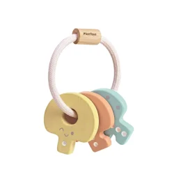 Pastel Baby Key Rattle by PlanToys