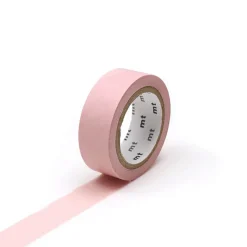 Pastel Scarlet 15mm 1P Basic Washi Tape by MT Japan