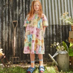Patchwork Dress by Fish & Kids - Last Ones In Stock - 6-9 Years