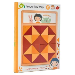 Patchwork Quilt Puzzle by Tender Leaf Toys