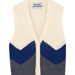 Patric Colour Block Vest by The Tiny Big Sister - Last Ones In Stock - EUR 34-36 (UK 6-8)