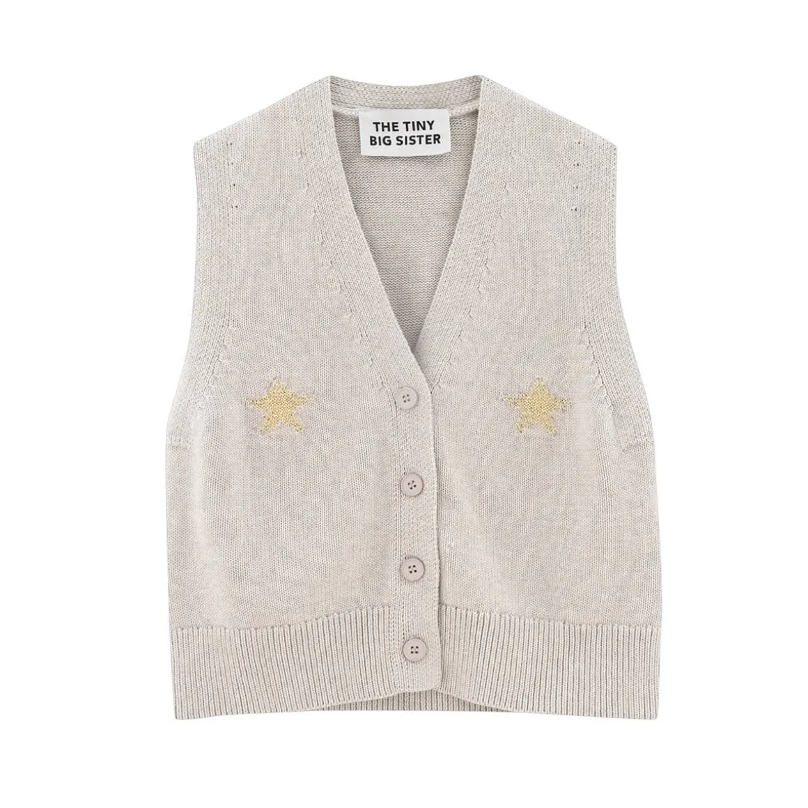Patric Stars Vest by The Tiny Big Sister - Last Ones In Stock - EUR 34 (UK 6)