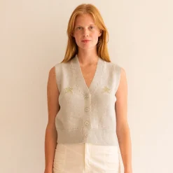 Patric Stars Vest by The Tiny Big Sister - Last Ones In Stock - EUR 34 (UK 6)