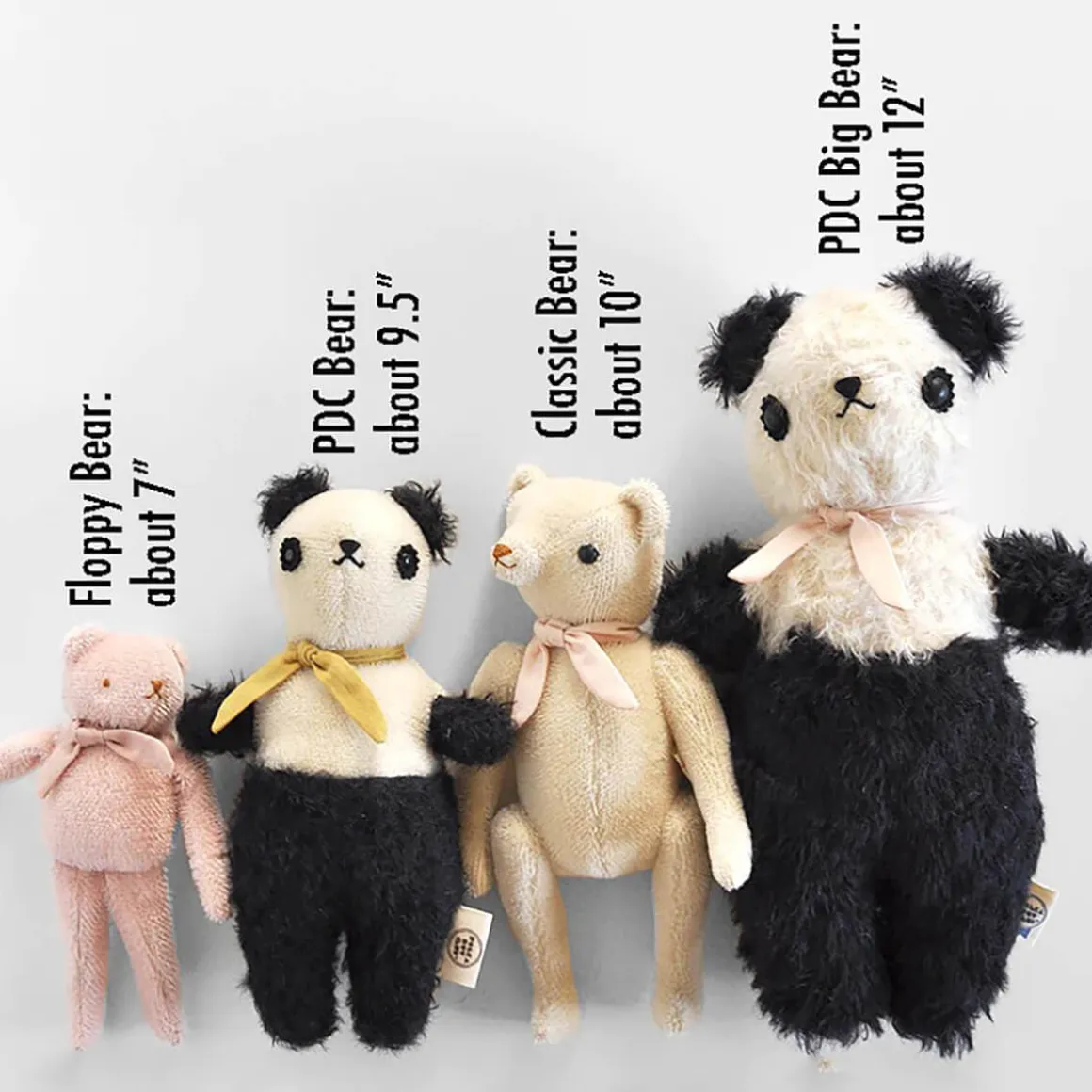 PDC Big Bear in Cream / Black by Polka Dot Club