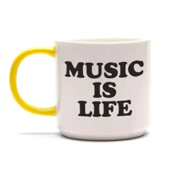Peanuts Music Is Life Mug by Magpie