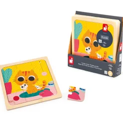 Peanut The Cat Chunky Puzzle by Janod