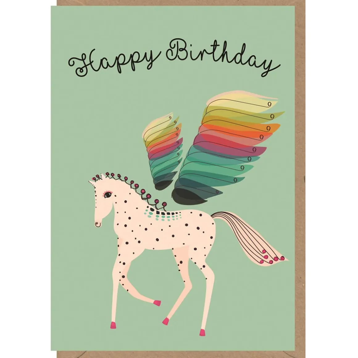 Pegasus Greetings Card by Elena Essex for Earlybird Designs