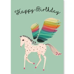 Pegasus Greetings Card by Elena Essex for Earlybird Designs