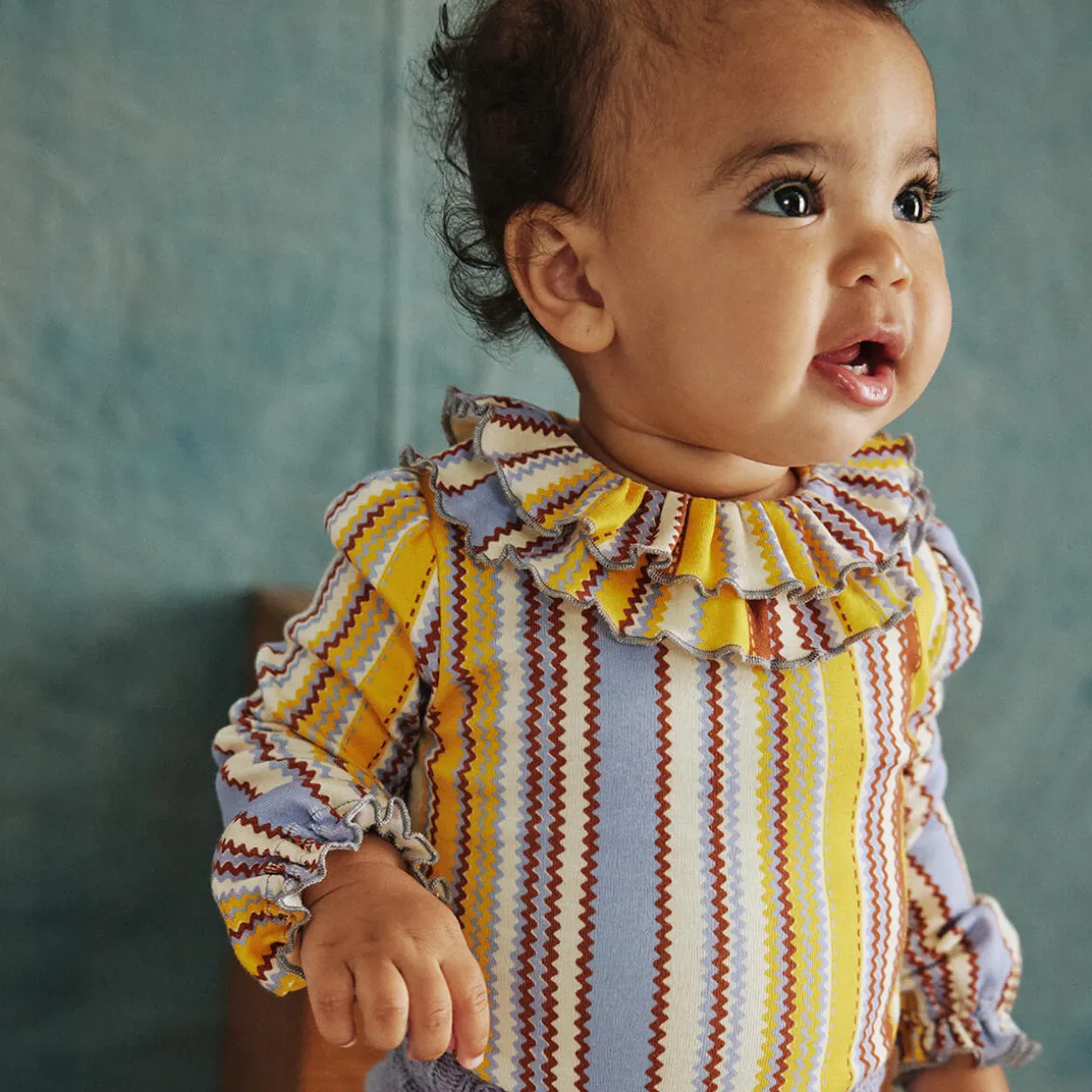 Peggy Top in Zest Zigzag by Misha & Puff - Last Ones In Stock - 5-10 Years