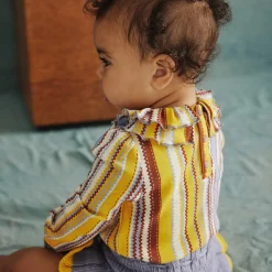 Peggy Top in Zest Zigzag by Misha & Puff - Last Ones In Stock - 5-10 Years