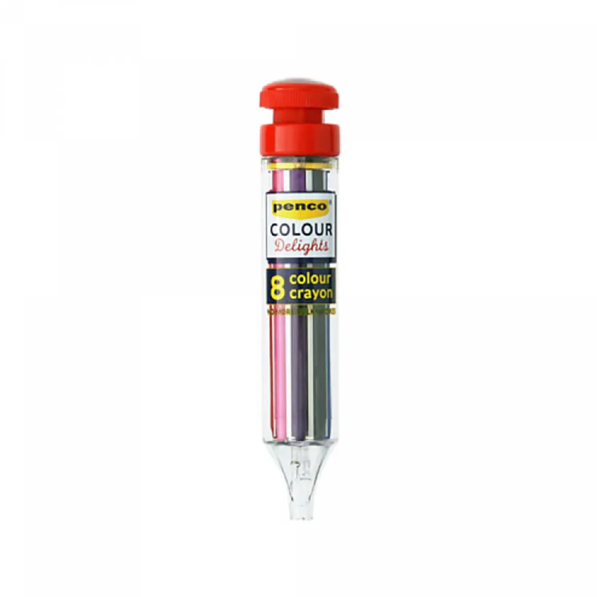 Penco 8 Colour Crayon (Various Colours) by Hightide Penco