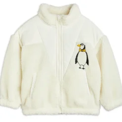 Penguin Pile Zip Cardigan by Mini Rodini - Last One In Stock - 140/146 (9-11 Years)