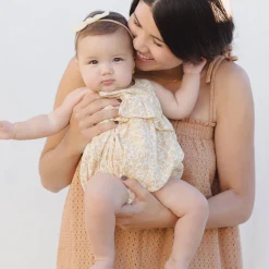Penny Romper in Dahlia by Quincy Mae