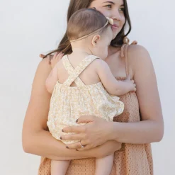 Penny Romper in Dahlia by Quincy Mae