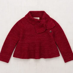 Peplum Scout Pullover in Berry by Misha & Puff - Last Ones In Stock - 6-8 Years